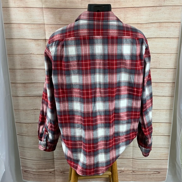 Eddie Bauer Long Sleeve Button Down Flannel - Picture 2 of 5